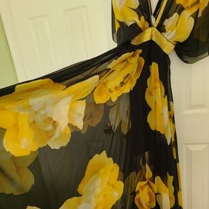 Floral summer maxi dress